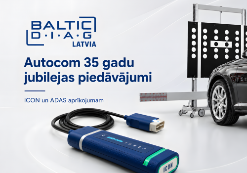 Autocom 35 gadu jubilejas piedāvājumi ICON un ADAS aprīkojumam