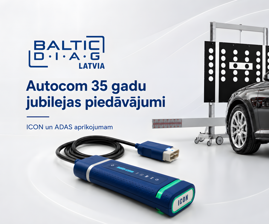 Autocom 35 gadu jubilejas piedāvājumi ICON un ADAS aprīkojumam
