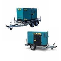 Trailer-mounted generators