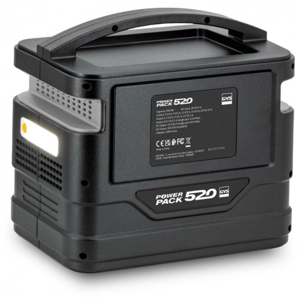 Portable power station 500 W Power Pack 520 GYS | Baltic Diag