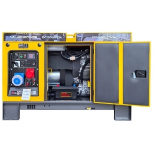 Portable diesel generator Valkenpower 16 kW  with sound-insulated enclosure