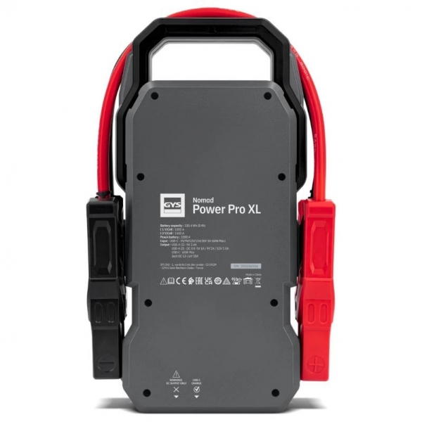 Lithium-ion battery 12 V  jump starter Nomad Power Pro XL GYS