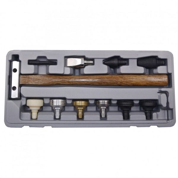 Hammer set with interchangeable heads for body work 13pcs.