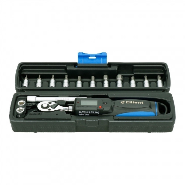 1/4 "torque wrench 6-30Nm digital with bit set.