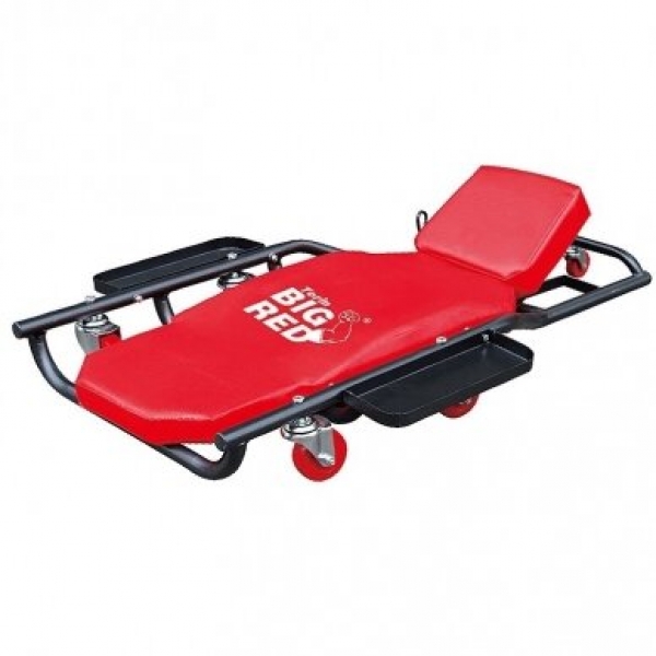 Trolley under the car with side storage