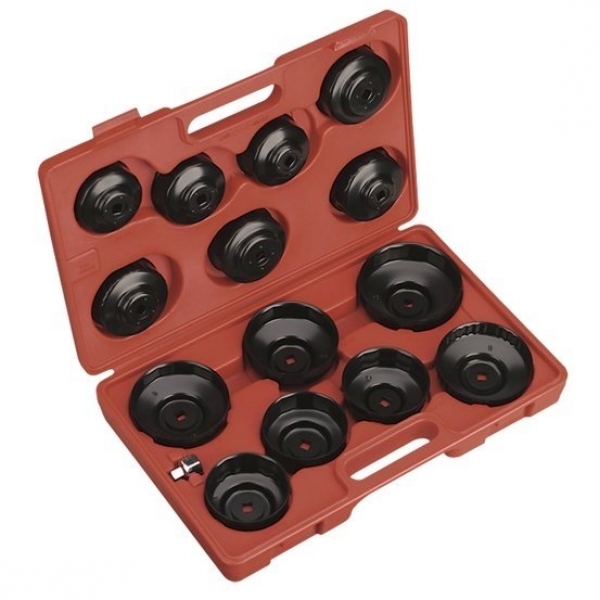 Set of heads for oil filter 15pcs.