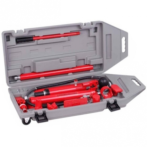 Portable hydraulic device with wheels 10 t