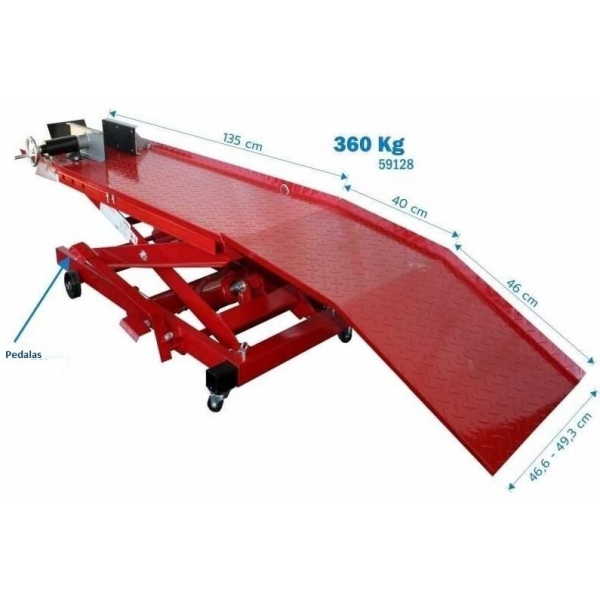 Hydraulic motorcycle lift, 360 kg | Baltic Diag