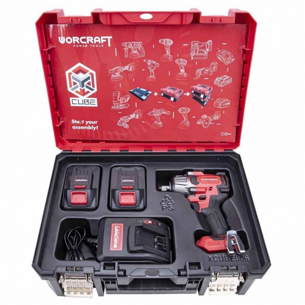 Cordless impact wrench 1/2, 20V, 850 Nm with accessories | Baltic Diag
