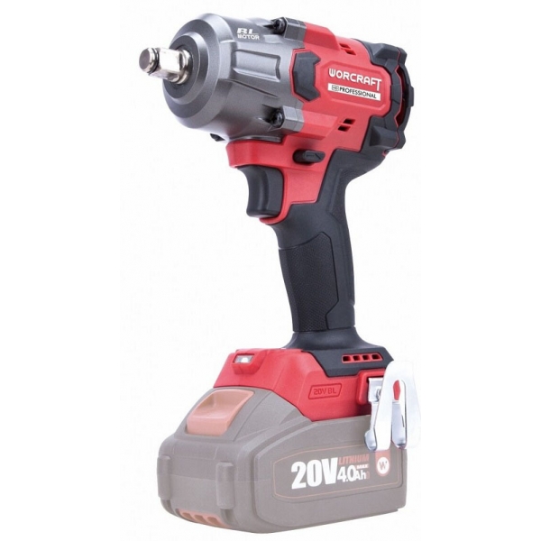 Cordless impact wrench 1/2", 20V, 850 Nm with accessories