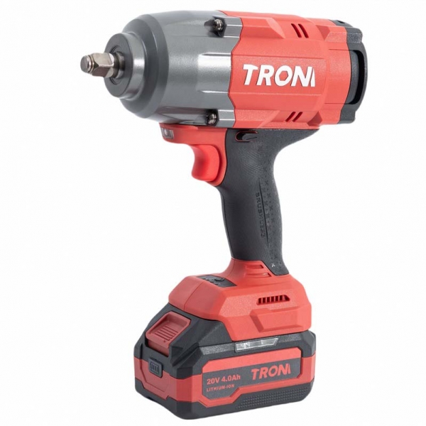 Cordless impact wrench TROM 3/4", 20V Li-ion, 2000 Nm