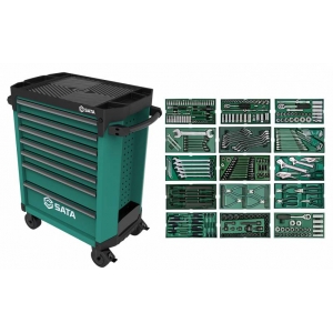 Tool trolley, 7 drawers Sata Pro with 300 pcs. tools | Baltic Diag Tool trolley, 7 drawers Sata Pro with 300 pcs. tools | Baltic Diag