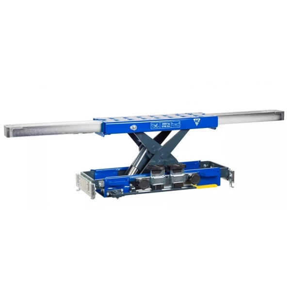 Extra wide hydraulic axle lift AC-Hydraulic 2.6 tons Extra wide hydraulic axle lift AC-Hydraulic 2.6 tons