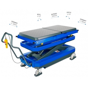 Electrohydraulic, mobile scissor lift for electric cars BT1200 | Baltic Diag