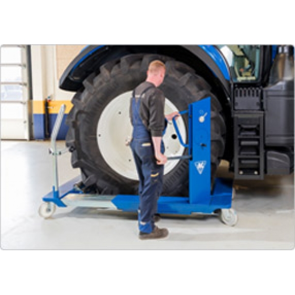 Truck Wheel Dolly AC Hydraulic WT1500N | Baltic Diag Truck Wheel Dolly AC Hydraulic WT1500N | Baltic Diag