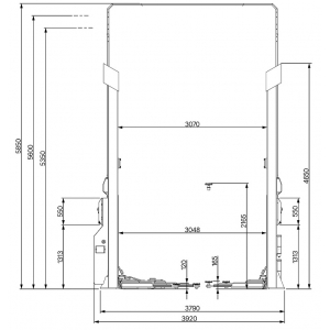 Двухстоечный подъемник ATH Matrix 2.65 | Baltic Diag