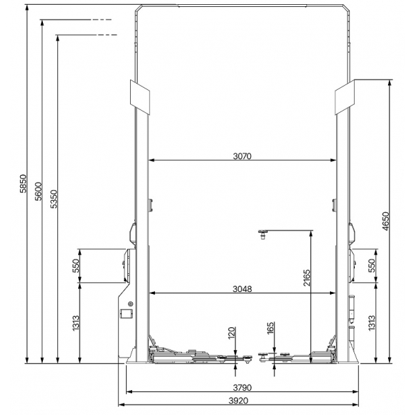 Двухстоечный подъемник ATH Matrix 2.65 | Baltic Diag