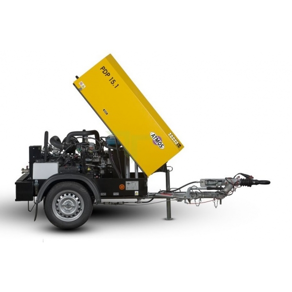 Mobile diesel air compressor ATMOS PDP20 | Baltic Diag