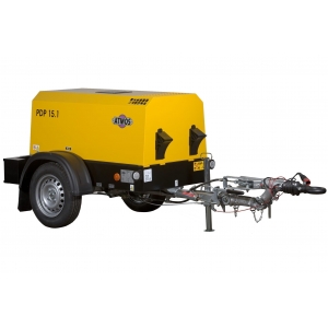 Mobile diesel air compressor ATMOS PDP20 | Baltic Diag