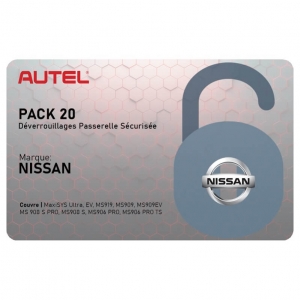 Nissan license (SGW) activation card Autel | Baltic Diag