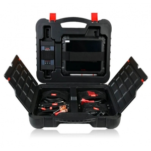 Wheel alignment stand autel IA900WA with MaxiSys 909 diagnostic equipment and rim holders | Baltic Diag