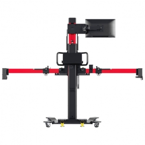 Wheel alignment stand autel IA900WA with MaxiSys 909 diagnostic equipment and rim holders | Baltic Diag