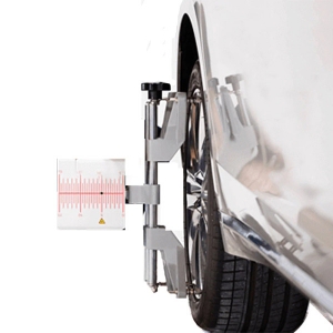 Wheel alignment stand autel IA900WA with MaxiSys 909 diagnostic equipment and rim holders | Baltic Diag