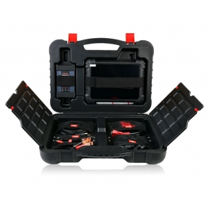 Wheel alignment stand Autel IA900WA with MaxiSys 909 diagnostic equipment and tire grippers | Baltic Diag