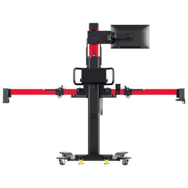 Wheel alignment stand Autel IA900WA with MaxiSys 909 diagnostic equipment and tire grippers | Baltic Diag