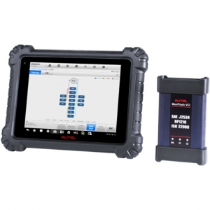 Universal truck diagnostic equipment with wireless VCI Autel MaxiSYS MS909CV | Baltic Diag
