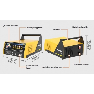 Battery charger and voltage maintenance device Autool EM365 | Baltic Diag