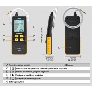 Autool AS505 automātiskās pārnesumkārbas eļļas stāvokļa testeris | Baltic Diag