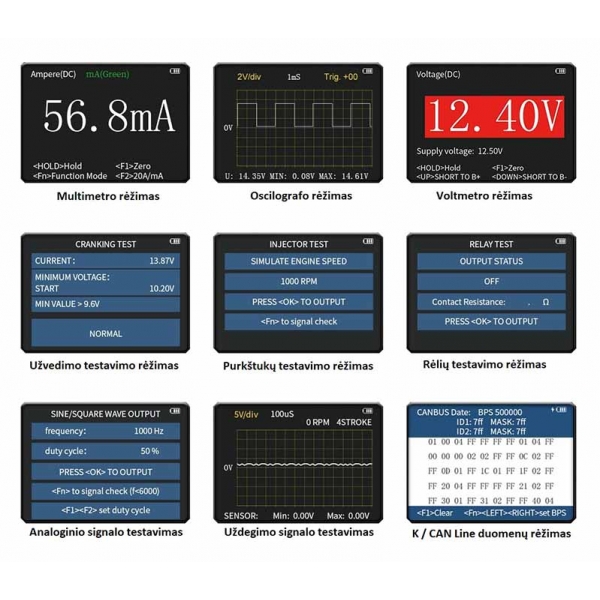 Мультиметр для диагностики автомобиля Autool DM303 | Baltic Diag