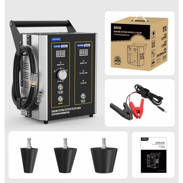 Cooling system inspection and filling device, Autool SC301 | Baltic Diag