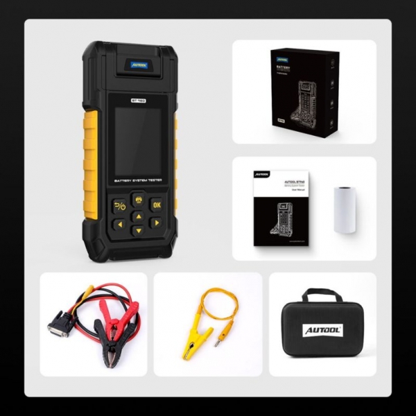 Battery tester with printer Autool BT960 | Baltic Diag