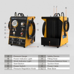 Brake fluid replacement device with pulsation function Autool AST603 | Baltic Diag