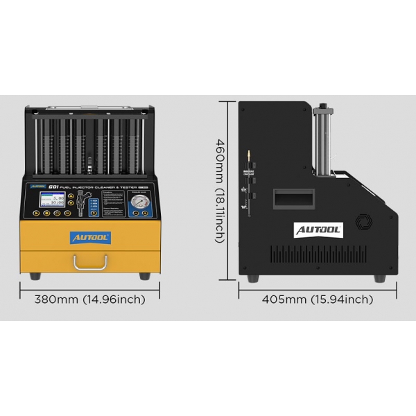 Autool CT500 GDI EFI FEI petrol injector testing and washing device | Baltic Diag