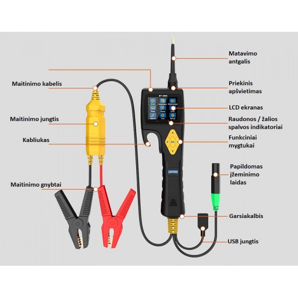 Multi-functional tester for cars Autool BT280 | Baltic Diag Multi-functional tester for cars Autool BT280 | Baltic Diag