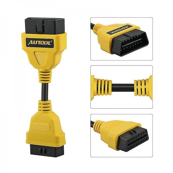 Удлинитель разъема OBDII Autool, 14 см | Baltic Diag