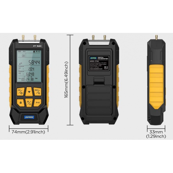 Air pressure measuring device Autool PT520 | Baltic Diag