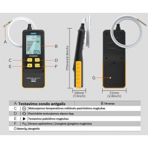 Autool AS503 iekšdedzes dzinēju eļļas testeris | Baltic Diag