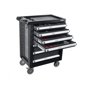Professional tool trolley with tools, 7 drawers, 319 pcs | Baltic Diag