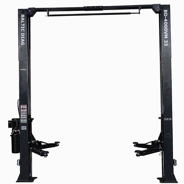 Double post lift with over top synchronization and 3 + 3 arms, 4T BD-4000VM33 | Baltic Diag