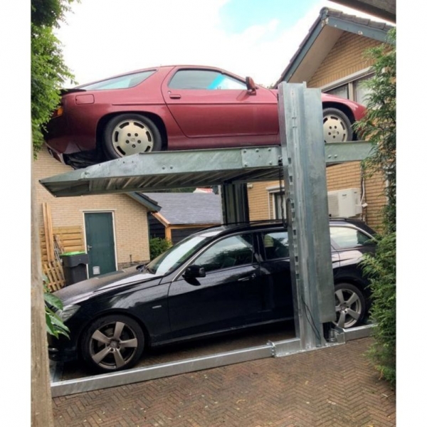 Two-post parking lift for underfloor heating | Baltic Diag