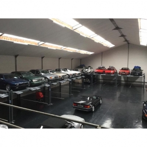 Four-post, four-car parking lift | Baltic Diag