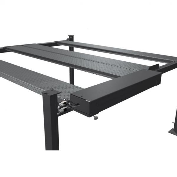 Four-post, four-car parking lift | Baltic Diag