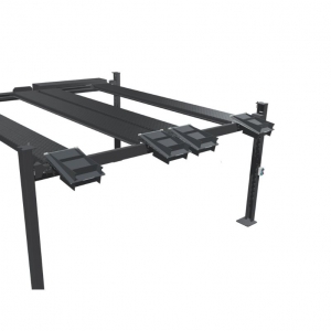 Four-post, four-car parking lift | Baltic Diag