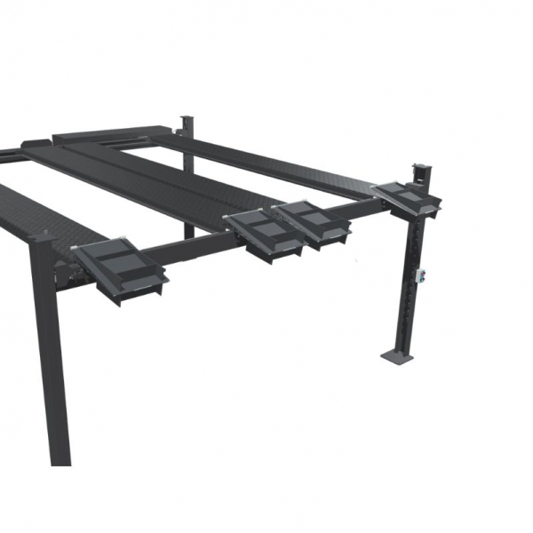 Four-post, four-car parking lift | Baltic Diag