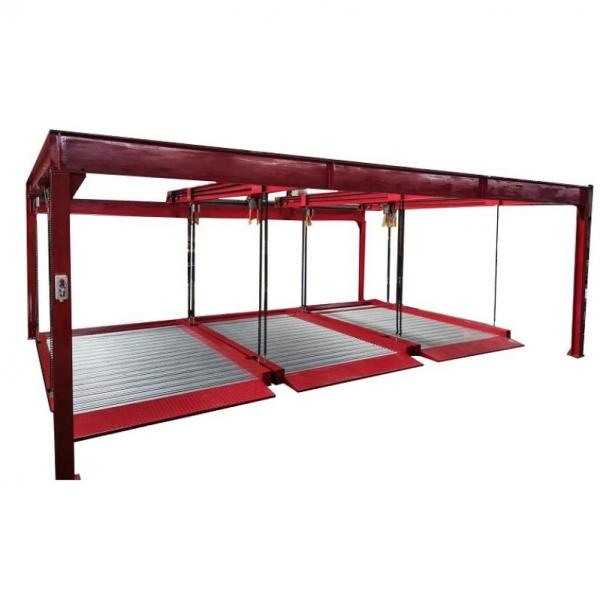 Parking lift for 6 cars