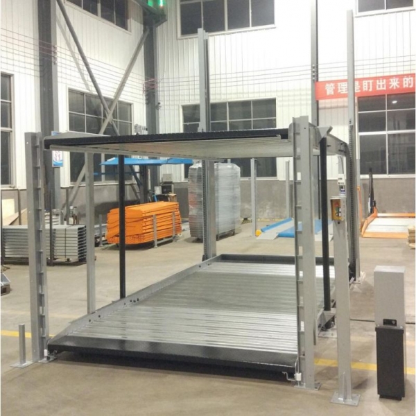 Pit parking lift for cars